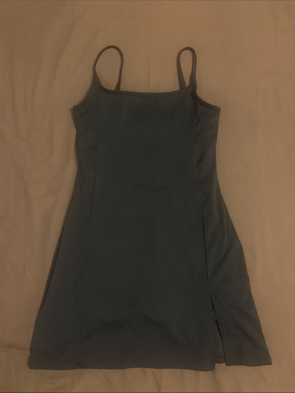 Athletic Dress w/ Built in Shorts, Thigh Slit